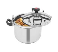 Olla a presión de acero inoxidable, 60 kPa, olla a presión con 3 compartimentos de base sándwich para inducción, gas y vitrocerámica, olla de presión grande para cocina, hotel y familia (40 l/42,27 Qt