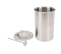 Olla a presión de carne de tocino de acero inoxidable, máquina para hacer prensa de jamón de tocino al vapor con control de termómetro para restaurante de cocina casera (UNA)