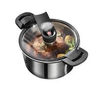Olla a presión de cocina | Olla a presión de acero inoxidable para el hogar | Accesorios de de estofado, utensilios de cocina ergonómicos para los amantes de la comida