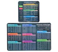 Olla a presión eléctrica Juego de hojas de tiempos de cocción Accesorio de guía de referencia rápida