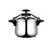 Olla a Presión 6 Litros, Inducción, Acero Inoxidable 18/10, 3 Sistemas Seguridad