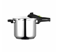 Fagor Olla a presión Rapid Xpress 8L–Acero inox, inducción, fondo IMPAKSTEEL, 5 sistemas, 2 niveles