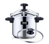 Olla a presión Haeger PC-10S.021A 10 L acero inoxidable compatible inducción