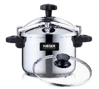 Olla a presión Haeger PC-6SS.019A 6 L acero inoxidable compatible inducción