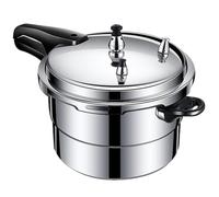 Olla a presión portátil, olla de pescado de ostra a presión de 4,3 L, utensilios de cocina compatibles con inducción, estufas de inducción de aleación de aluminio, cocina casera para viajes