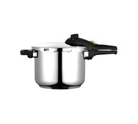 Fagor Olla a presión Rapid Xpress 8L–Acero inox, inducción, fondo IMPAKSTEEL, 5 sistemas, 2 niveles
