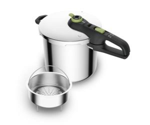 Olla a presión Tefal YS22Z11 8L acero inoxidable compatible inducción y gas 22cm