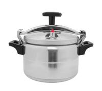 Olla a presión y envasadora de Aluminio de 4 l/4,23 qt con manómetro y válvula de Alivio, presión máxima de 75 kPa para cocinar al Vapor o guisar (4 l/4,23 qt)