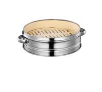 Olla a vapor acero inoxidable Vaporera de alimentos multitamaño, acero inoxidable, redonda, resistente al calor, práctica rejilla for cocinar vapor