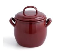 QUID 4079822 - Olla abombada de acero esmaltado 28 cm 15 litros