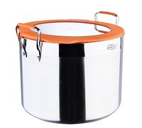 Olla alta ø28cm s/s induccion con tapa compact