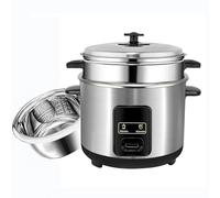 Olla arrocera (2-6 l) Olla interior de acero inoxidable 304, aislamiento inteligente, for preparar arroz y cocinar al vapor alimentos y verduras, alimentación de 220-240V US/EU(2L)