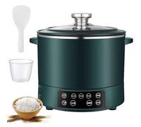 Olla Arrocera Baja En Azúcar, Olla Arrocera Baja En Carbohidratos De 3 Litros, Control Táctil Inteligente Y Temporizador De Retardo De 12 Horas, Para Uso Familiar, Dietas Para Bajar De Peso green