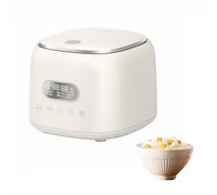 Olla arrocera baja en carbohidratos de 2,5 L, olla de cocción múltiple 8 en 1 con cesta vaporera de acero inoxidable, temporizador digital y mantenimiento caliente