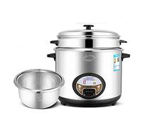 Olla arrocera con vaporizador (6 / 7L) Olla interior de acero inoxidable 304, aislamiento inteligente, para preparar arroz y vapor, alimentos y verduras saludables (Size : 6L)