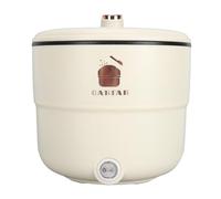 Olla Arrocera de 1,8 L para Comidas Individuales o Dobles, Olla de Cocina Eléctrica con Doble Capa Antiescaldaduras, Antiadherente, Guisar, Cocinar Al Olla de Sopa de Fideos de