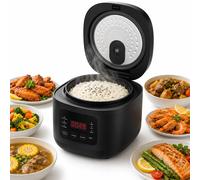 Olla Arrocera Eléctrica 3L Multicocina Inteligente, Olla Antiadherente Multifunción para Arroz, Sopa, Gachas y Cocción al Vapor, Panel Digital, para 1-3 Personas, Don Feliz