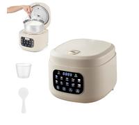 Olla Arrocera Eléctrica 3L Multiusos (12.7 Tazas) para 3-5 Personas, Cocina Arroz Bajo en Azúcar con Temporizador de Retraso de 24h y Mantiene Caliente, 10 Modos para Arroz Blanco/Integral, Gachas, So