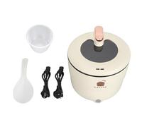 Olla Arrocera Eléctrica Antiadherente, Protección Antiescaldaduras de Doble Capa de 1,8 L, Multifuncional para Guisar y Cocinar Al (Enchufe de la UE)