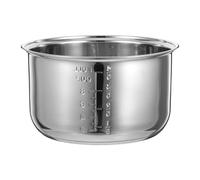 Olla Arrocera Interior De Acero Inoxidable Compatible con Múltiples Marcas para Cocinar Arroz Vapor Y Gachas Fácil De Limpiar Distribución del Calor Accesorio para Cocedores Eléctricos