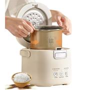 Olla Arrocera Mini De 1,2 L Para 1-2 Personas, Olla Interior De Titanio Con Función De Vapor, Pequeña Olla Eléctrica Para Hogar Y Dormitorio