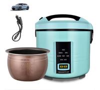Olla Arrocera para Camion 24v,Portátil Multifuncional Mini Rice Cooker 12 V,para Viajar, Acampar y Hacer picnics,12v/Car,5L