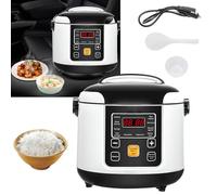 Olla Arrocera Para Coche, 200w 12v/24v Olla Arrocera PortáTil PequeñA Reserva De 24 Horas Mantener Caliente Para Cocinar Arroz Sopa Y Gachas Capacidad De 2l