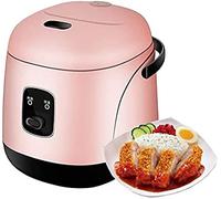 Olla Arrocera Pequeñas Ollas Arroceras De 1,2 L Calentador Eléctrico De Vapor De Alimentos Olla Múltiple con Olla De Arroz Antiadherente Extraíble,Rosado