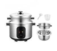 Olla Arrocera Y Vaporera, Recipiente Interior Antiadherente De Acero Inoxidable 304, Funciones De Cocinar/calentar, Incluye Taza Medidora Y Cuchara, 220-240V(2 liters)
