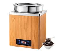 Olla automática de perlas de té de burbujas, calentador de perlas de tapioca de 3L/7L con panel táctil, control de temperatura ajustable de 30-100 °C, olla de acero inoxidable para panadería y tienda