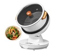 Olla automática para freír, capacidad de 8 litros, 7 modos de cocción, calefacción envolvente 3D, interior antiadherente para uso doméstico y restaurante