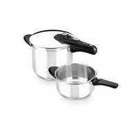 BRA A185105 olla a presión 11 L Plata
