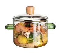 Olla calefactable con tapa para cocina, olla de leche, pasta, 16 litros o 23 litros, visión clara, fácil de limpiar, versátil, resistente, ahorra espacio, moderna (GN1, 18,8 cm x 16,5 cm)