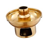 Olla caliente china antigua de Beijing con asas vintage práctica multifuncional de acero inoxidable olla caliente tradicional china pequeña olla caliente 18 cm