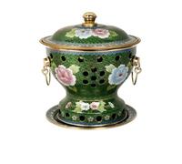Olla caliente china de cobre, para una sola persona, con diseño tradicional chino, superficie antiadherente, duradera y fácil de limpiar, para familiares, amigos, fiestas, restaurantes (M)