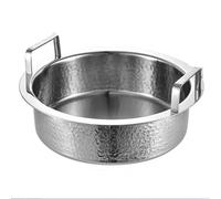 Olla Caliente de dos Sabores Olla for sopa de acero inoxidable caliente para Uso Familiar y en Restaurantes(38cm)