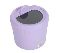 Olla Caliente Eléctrica de 1,2 L, Mini Olla de Ramen de 450W con Diseño de Doble Capa con Aislamiento Térmico para Cocinar Pasta, Huevo, Sopa de Bola de Masa (Enchufe europeo 220V)