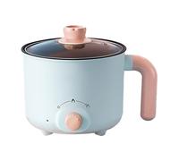 Olla Caliente Portátil, Calentamiento Rápido, Protección Automática contra Cortes de Energía, Mini Olla de Cocina Eléctrica, Cocina Eléctrica (Antiadherente (con olla de de acero)