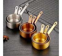 Olla de acero inoxidable de 100 ml, apta para mini salsas (no para ollas pequeñas).