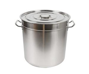 Olla de acero inoxidable grande de 50 l de alto rendimiento, transferencia de calor eficiente, uso versátil (50 L)