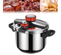 Olla de alta presión, capacidad de 12 litros, válvula de escape, bloqueo de seguridad, ajuste de presión de 3 engranajes, cocina de inducción, estufa de gas, compatible con horno eléctrico