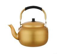 Olla de aluminio diseñada para hervir agua para calentar té, arroz vino y calentar jugo con boquilla de vertido suave para exteriores y hogar (750 ml)