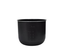 Olla De Arroz Antiadherente De 1,6/3/4/5/6L, Accesorios Interiores De Cristal Negro, Solo Piezas De Cocina, Compatible Con Midea, Revestimiento De Olla A Presión Eléctrica(6L23.7 * 15.7)