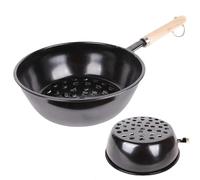 Olla de carbón vegetal - Cesta de iniciación de carbón, iniciador de fuego para barbacoa, herramienta portátil para carbón, olla para camping, parrilla al aire libre, barbacoa en el patio, picnic