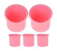 Olla de Cera de Silicona 200ml Rosa, Repuesto para Depilación