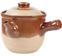 Olla De Cerámica China para Medicina De 6,10 Pulgadas con Tapa - Cazuela De Cerámica para Guisos, Ideal para Cocinar Hierbas, Sopas Y Hervir En La Estufa Medicina Tradicional.