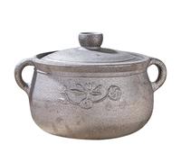 Olla de cerámica con tapa, olla de barro, olla china for sopa, ideal for cocina casera y restaurante.(6L)