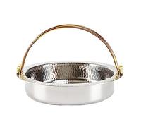 Olla de cerámica for cocinar, cacerolas pequeñas cobre, estilo japonés, olla for sukiyaki nabe, caliente Shabu acero inoxidable 304