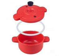 Olla de cocción a presión para microondas para comidas saludables, vaporizador multifunción para verduras y granos, utensilio de cocina de fácil operación, ahorro de espacio