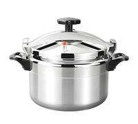 Olla de cocción de 3 L, olla a presión de aleación de aluminio con válvula de seguridad, clásica olla de cocción para cocina y restauración, para la mayoría de los tipos de placas (7 L)